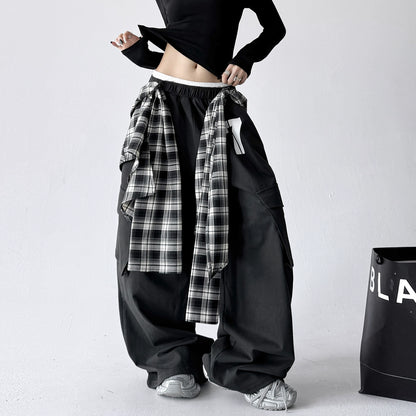 Plaid Override Pants