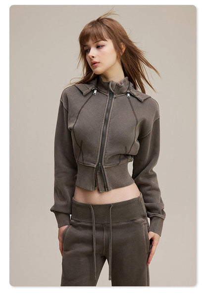 Cinch Crop Hoodie