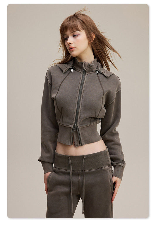 Cinch Crop Hoodie