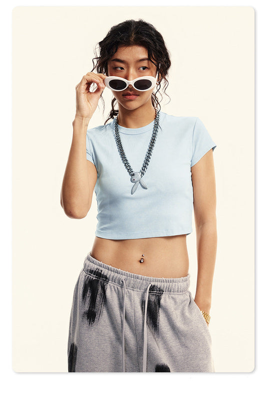 Mono Edge Crop Tee