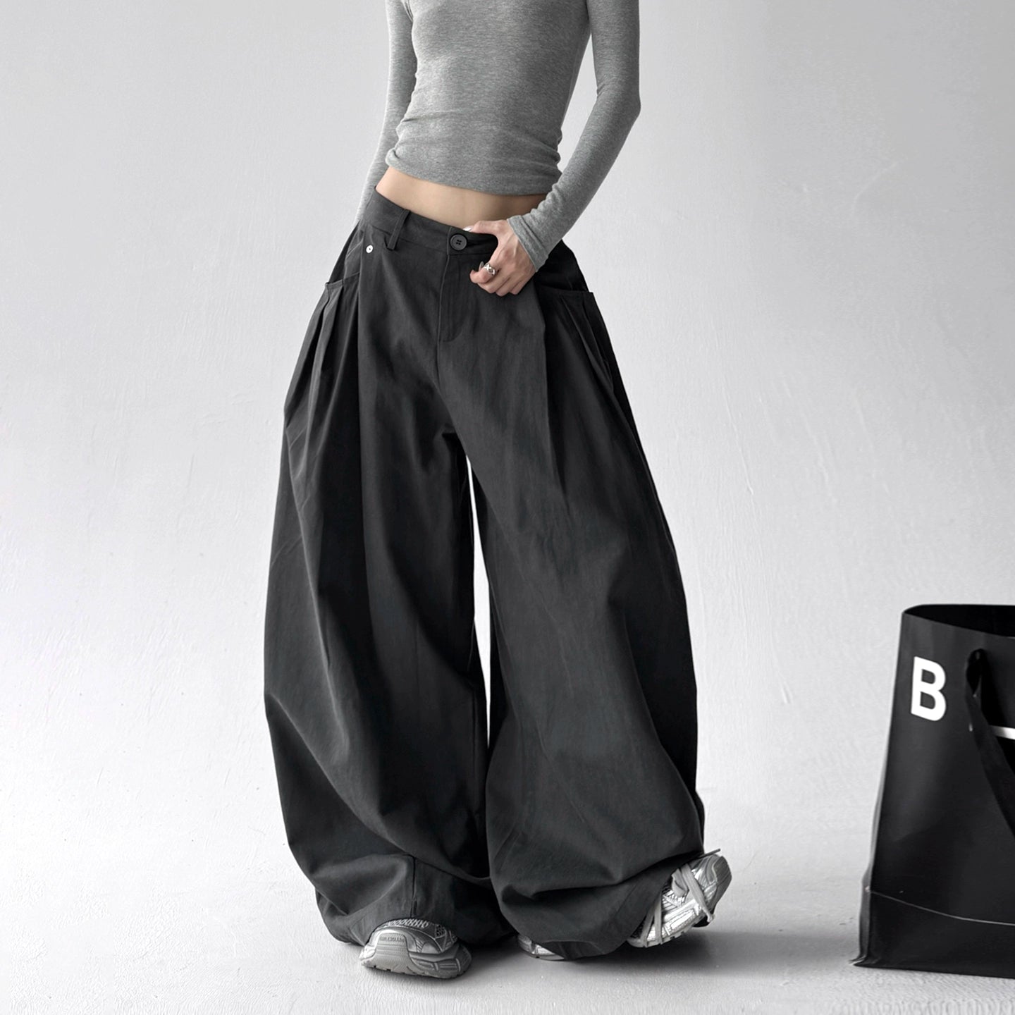 Phantom Pleat Pants