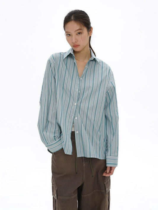 Vertiline Button-Up Shirt