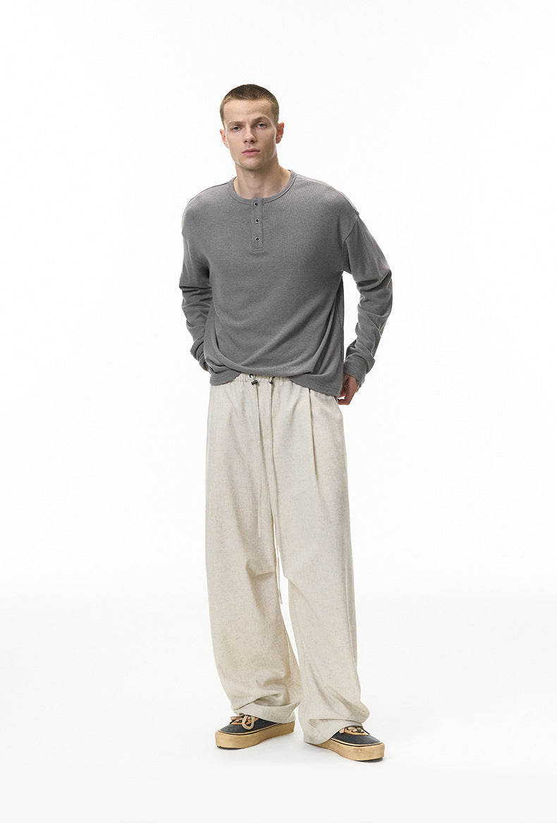 Light Tie-Waist Pants
