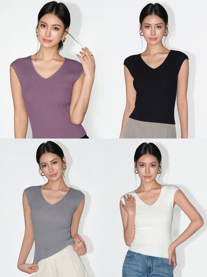 Vynne Cap Sleeve Top