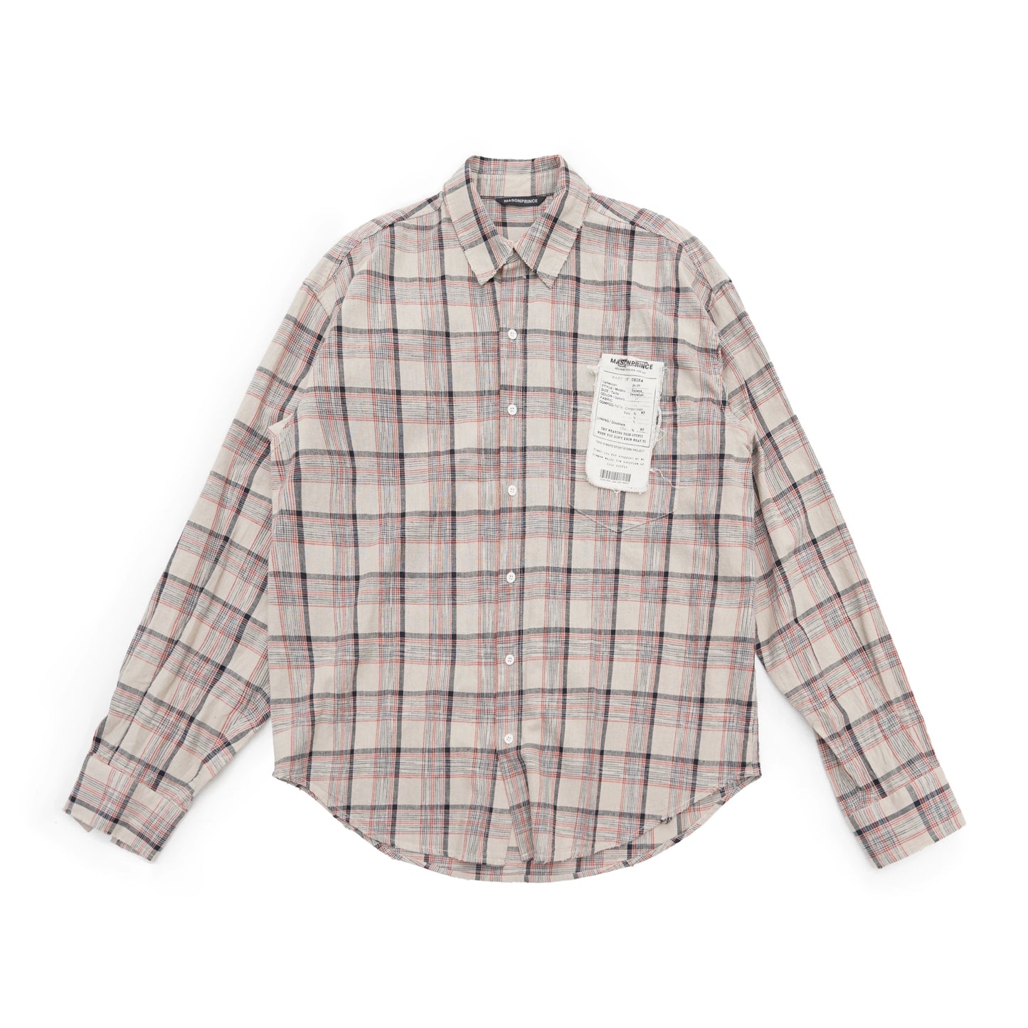 Patch Note Plaid Shirt