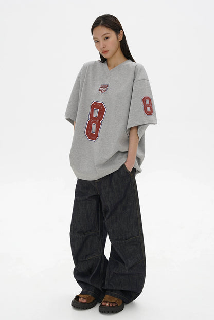 "Varsity Racer 8" Tee