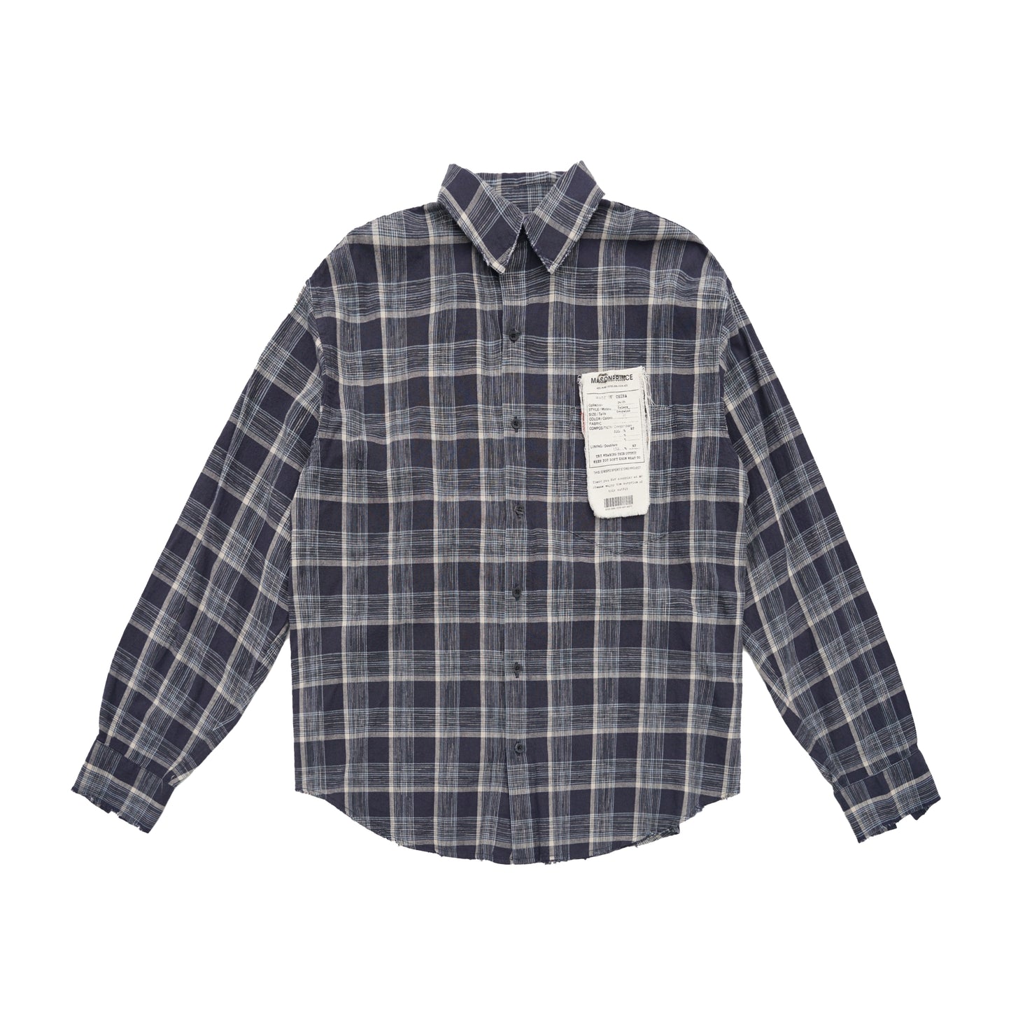 Patch Note Plaid Shirt