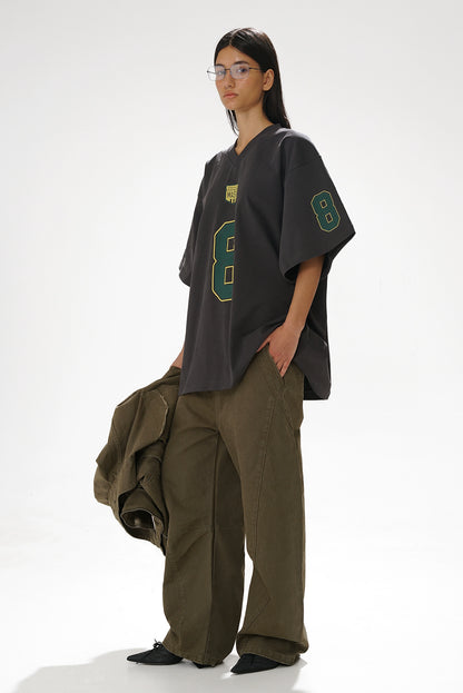 "Varsity Racer 8" Tee