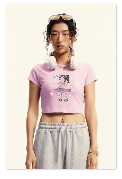 Starburst Crop Tee