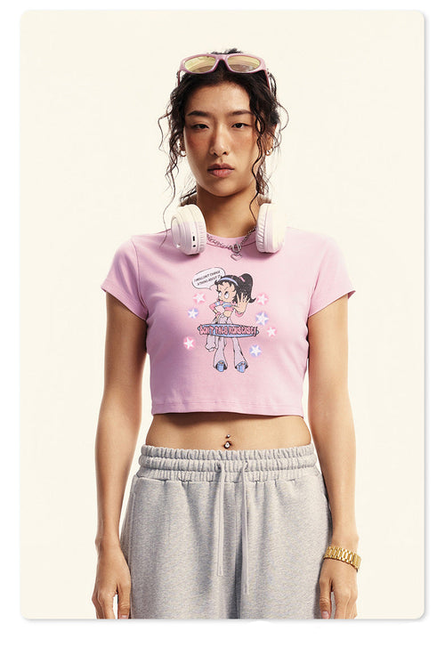 Starburst Crop Tee