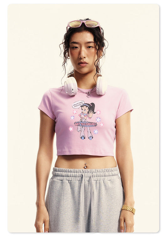 Starburst Crop Tee