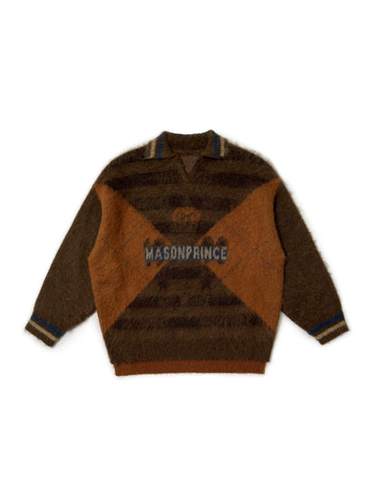 Varsity Fuzz Sweater