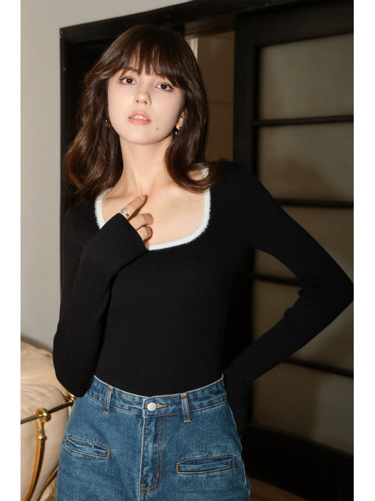 Averie Framed Noir Top