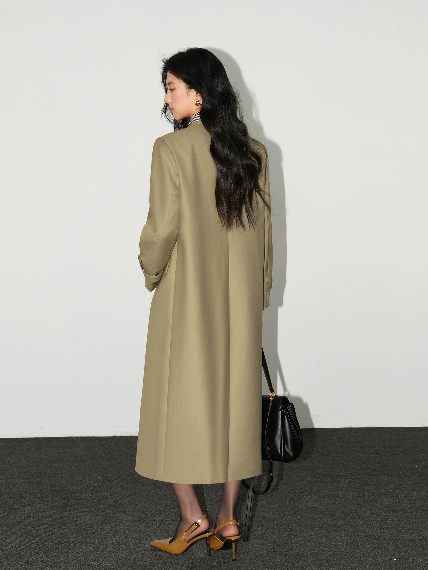Elite Drape Trench Coat