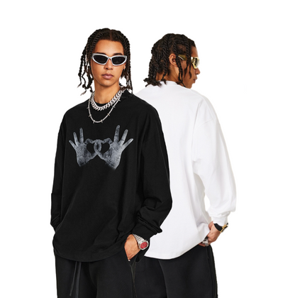 Hand Heart Graphic Shirt