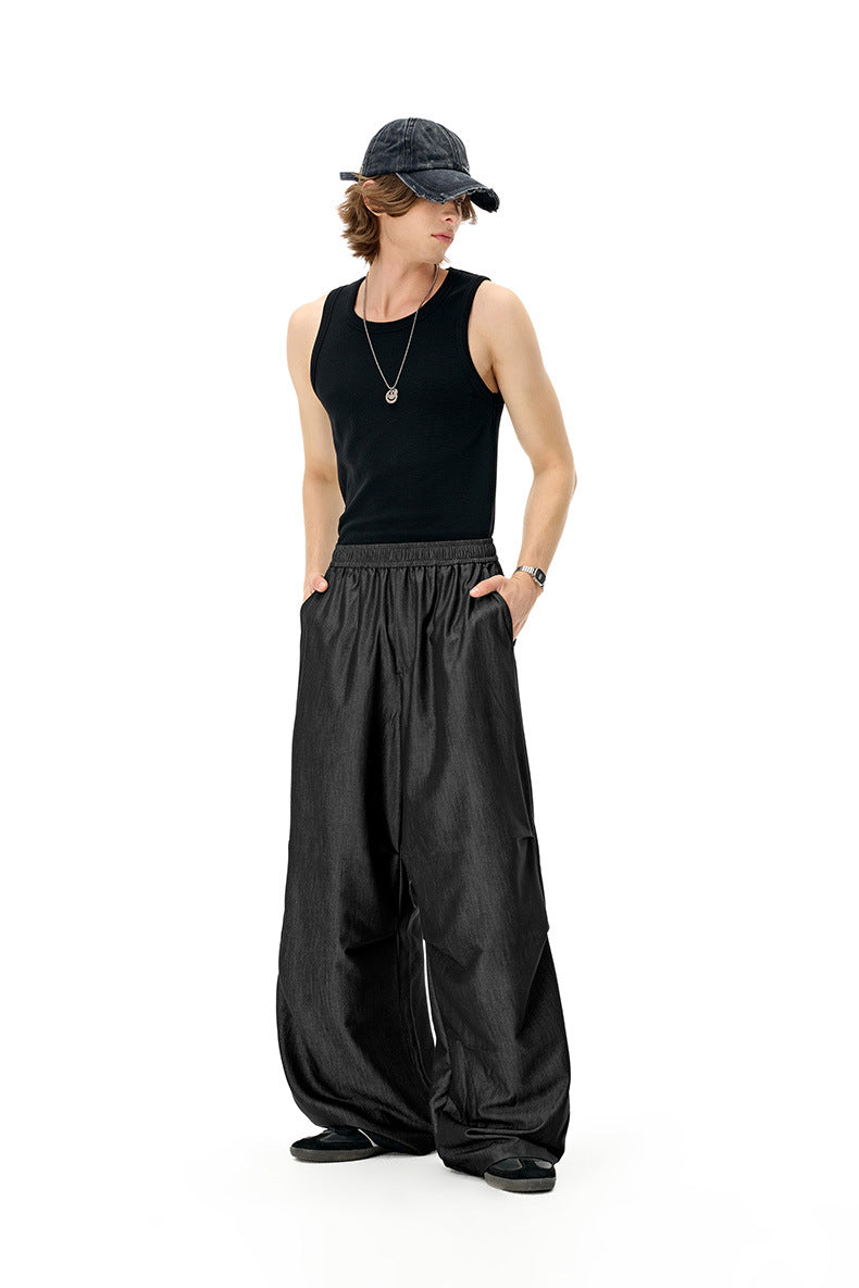 BlockWave Denim Pants