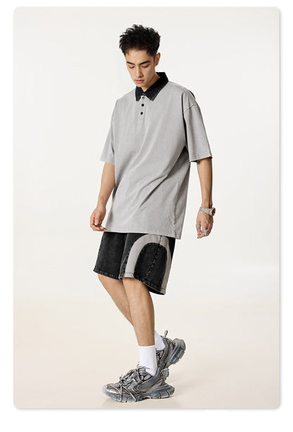 Grayscale Polo Shirt