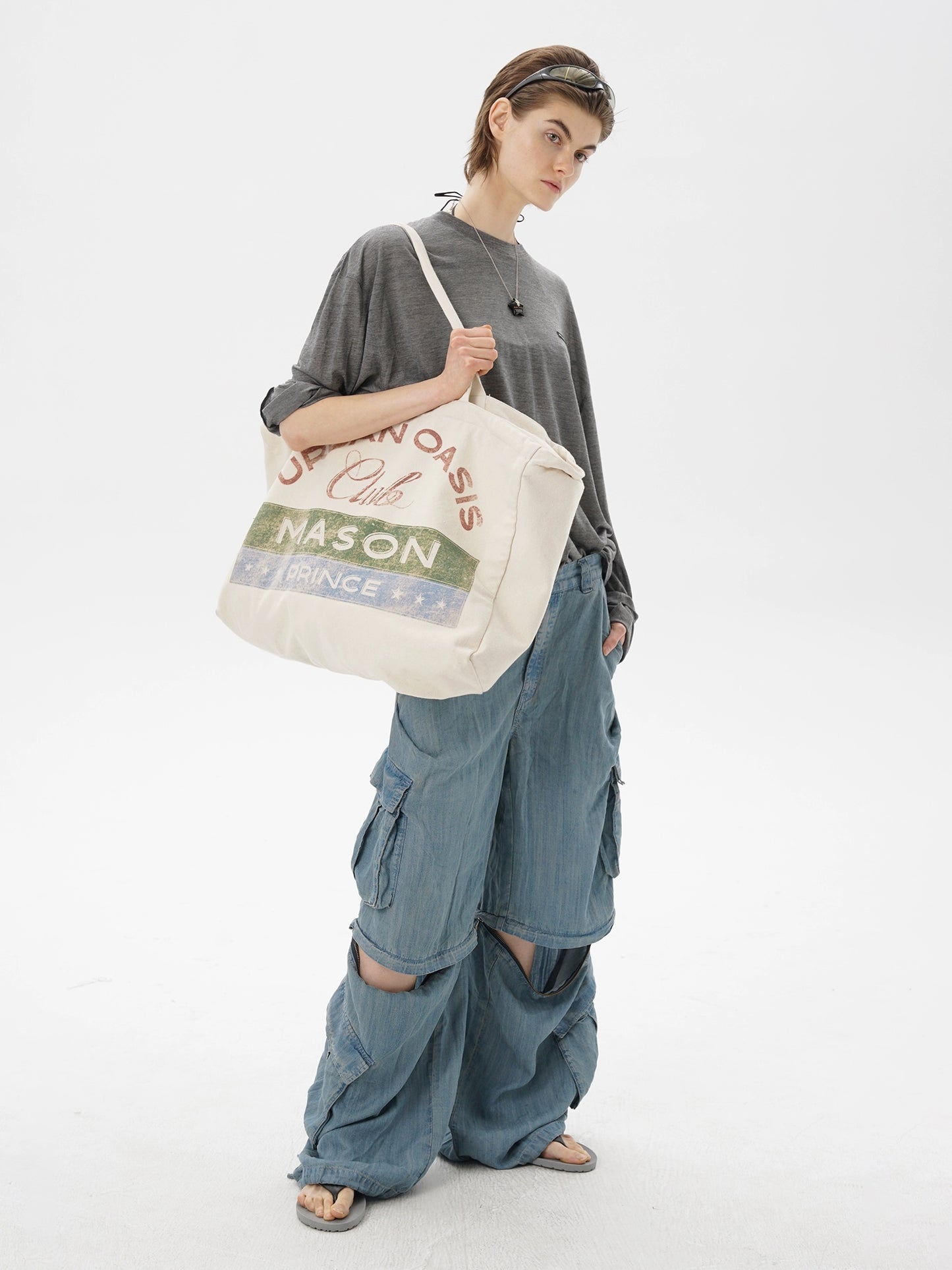 MASONPRINCE * Urban Oasis Club Large Capacity Canvas Travel Bag