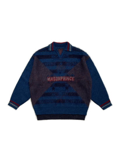 Varsity Fuzz Sweater