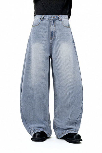 Volume Wave Denim Jeans