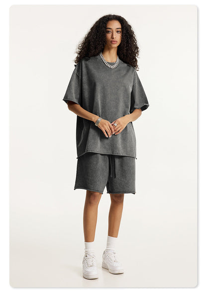 Raw Hem Lounge Shorts