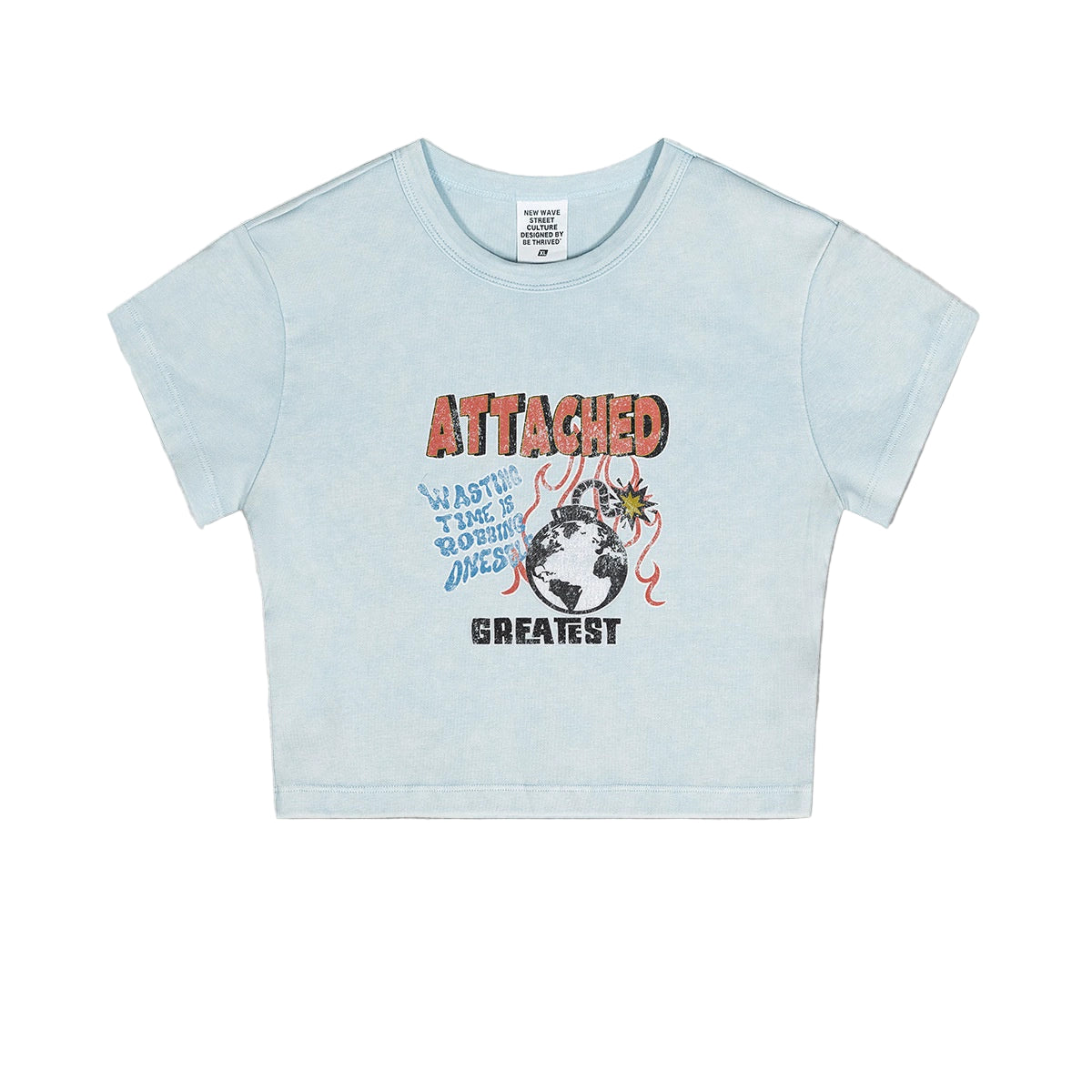 Attached Crop Tee