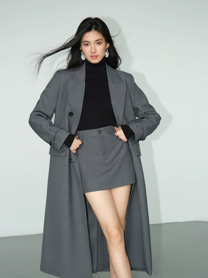 Elite Drape Trench Coat