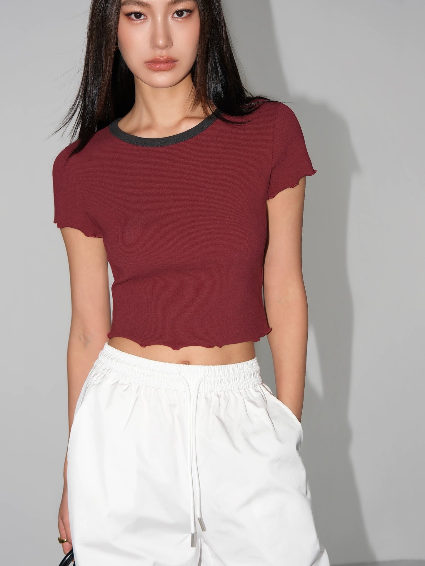 Sassline Crop Tee