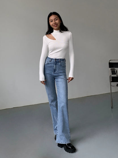 Ayla Asym Cutout Top