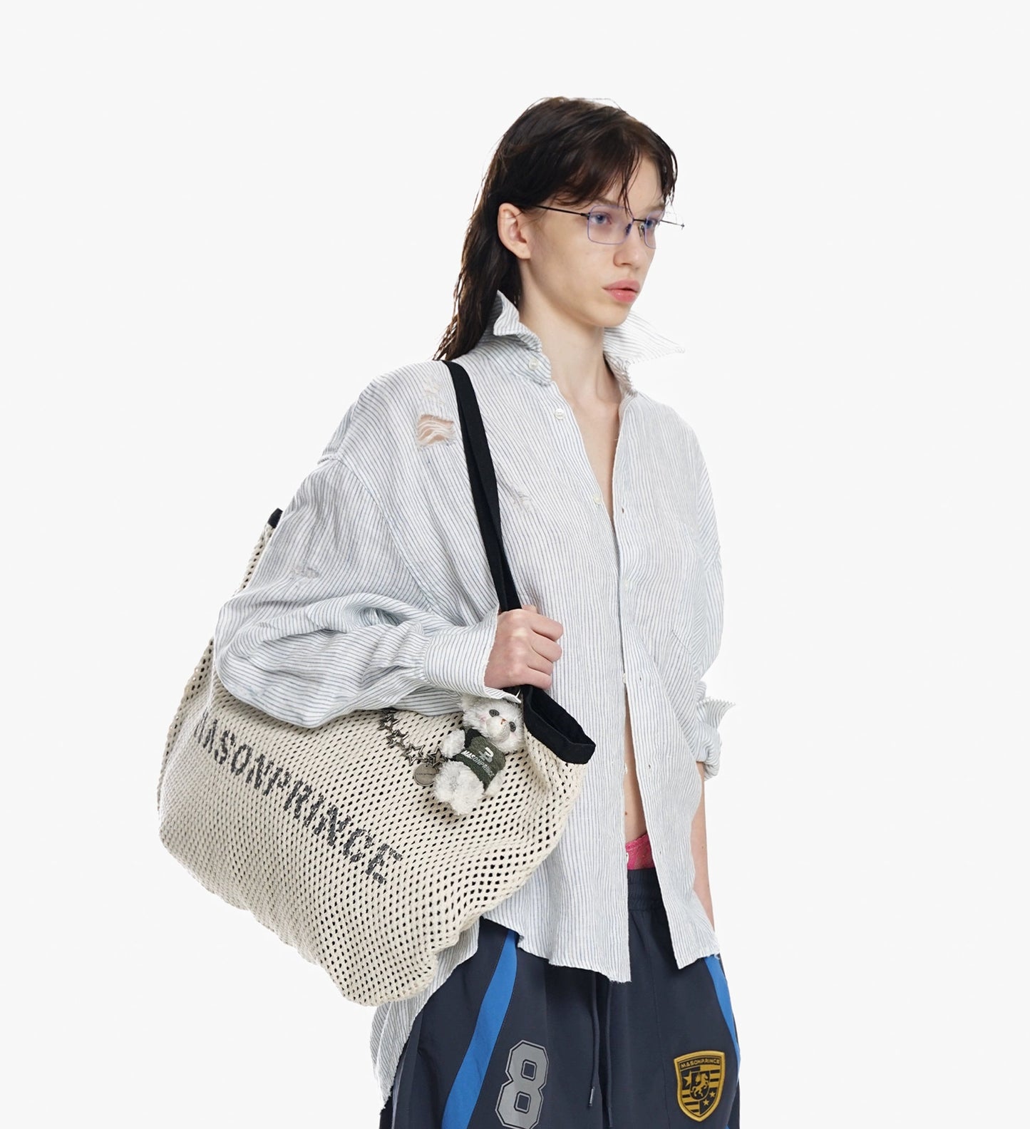 Signature Mesh Handbag