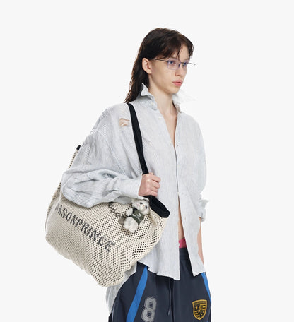 Signature Mesh Handbag