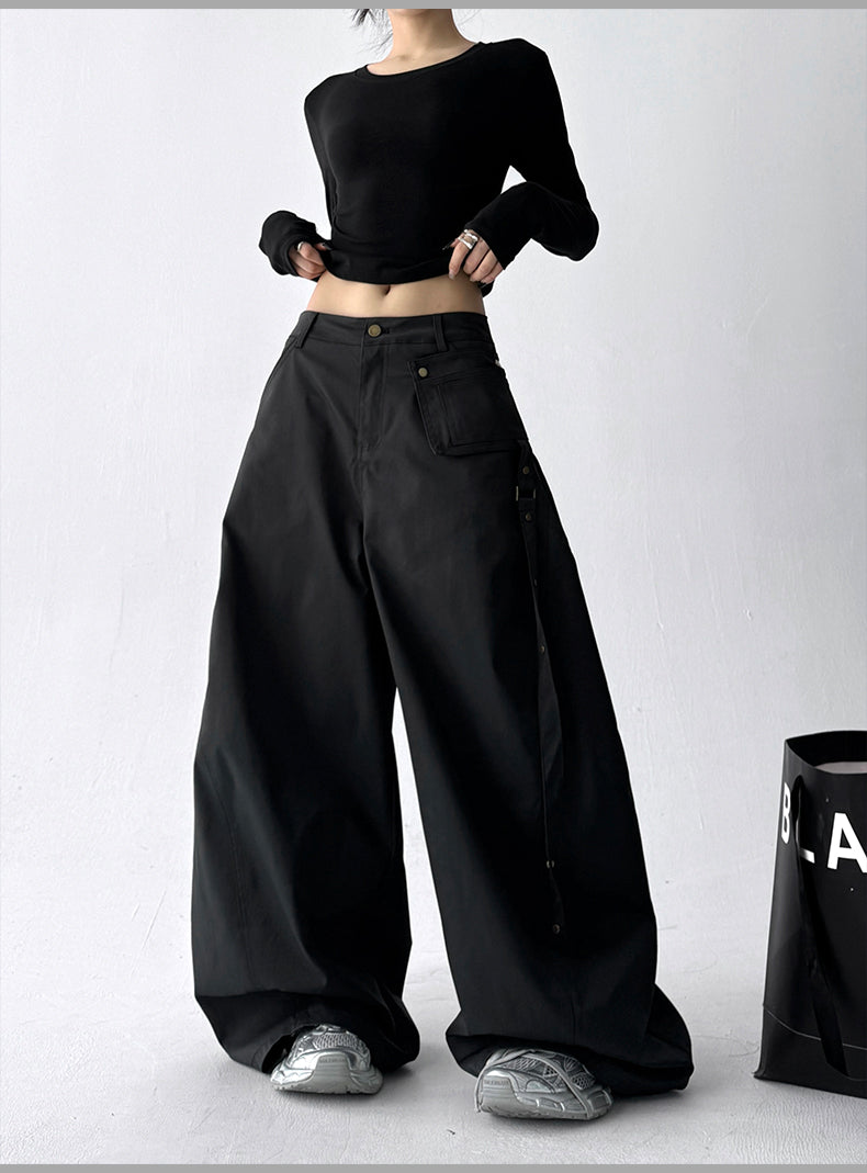 Strapflare Trousers