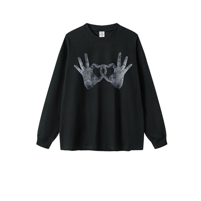 Hand Heart Graphic Shirt