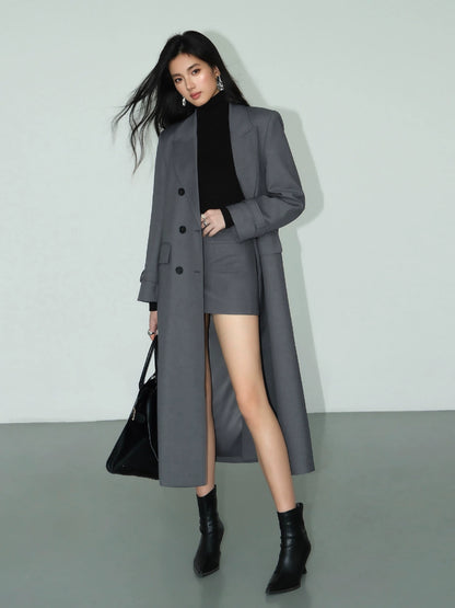 Elite Drape Trench Coat