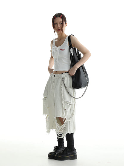 Shredded Texture Shorts