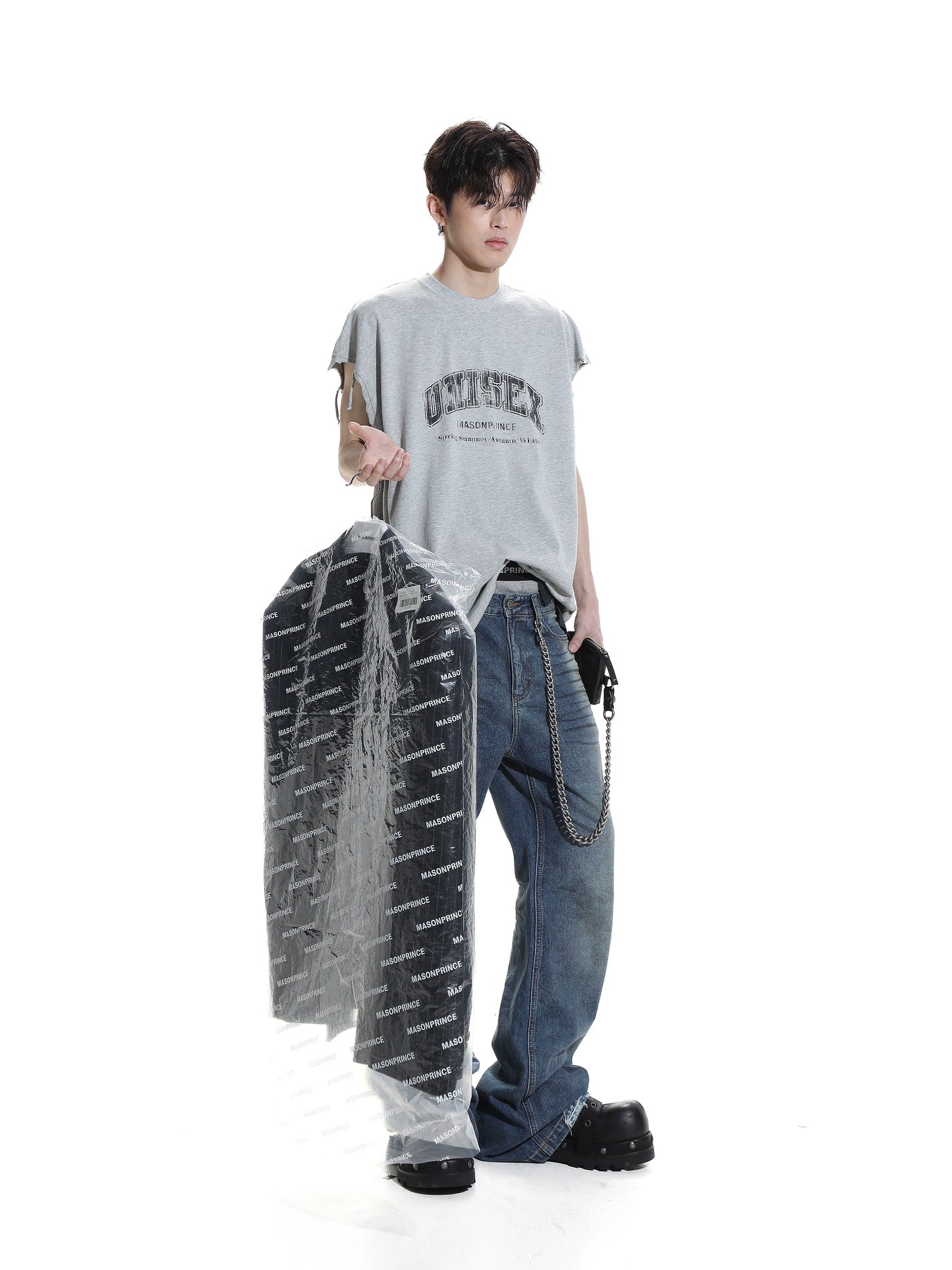 Edgewashed Muscle Top