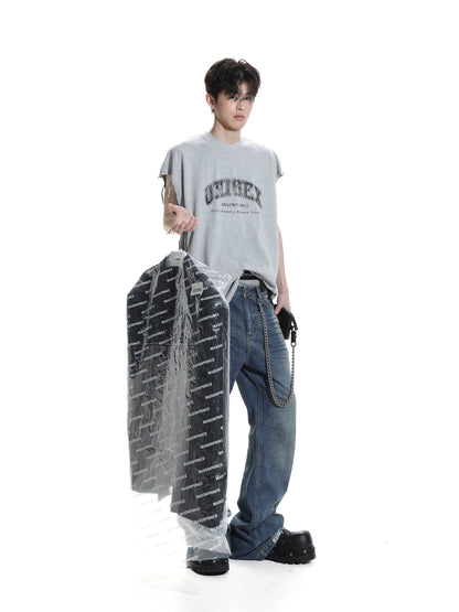 Edgewashed Muscle Top