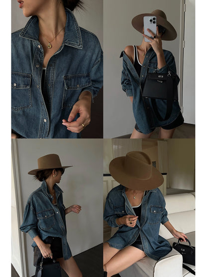 Jenna Denim Shacket