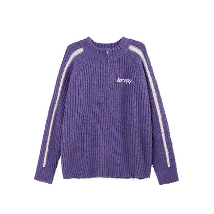 Quarter-Zip Knit Sweater
