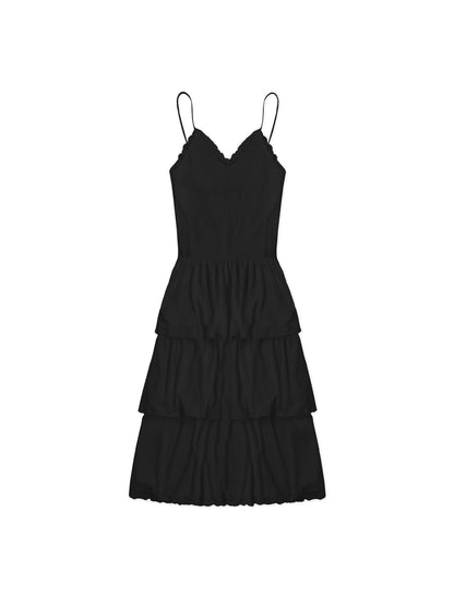 Gothic Tiered Slip Dress