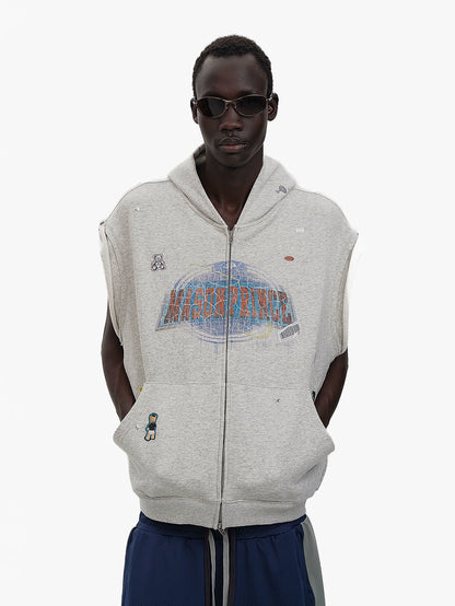 Retroverse Vest Hoodie