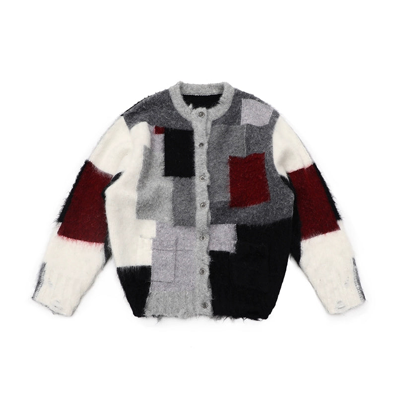 Painterly Knit Cardigan
