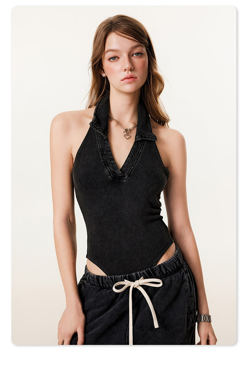 V-Collar Bodysuit
