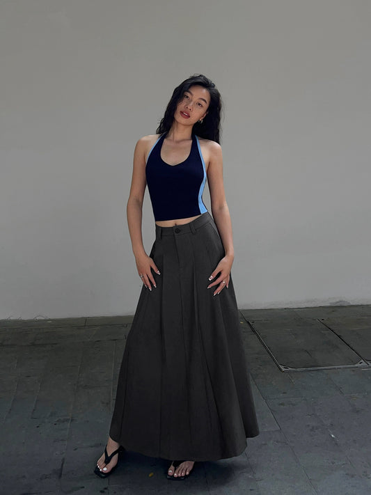 Kai Pleated Maxi Skirt