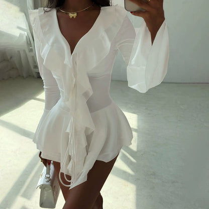 Seraphic Ruffle Dress