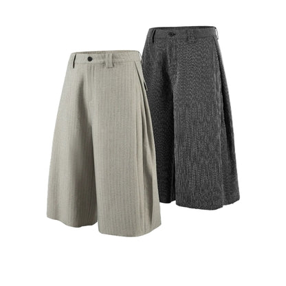 Executive Wide-Leg Shorts