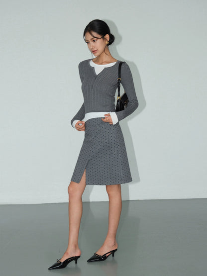 Beatrix Polka Skirt