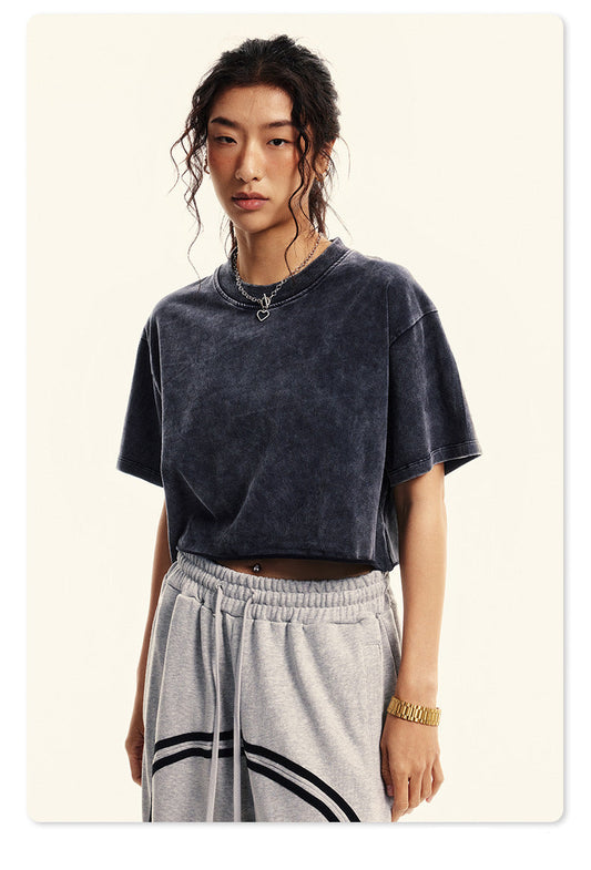 Dee Faded Crop Tee