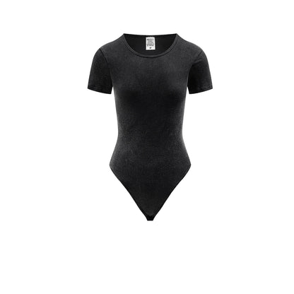 Pure Black Bodysuit
