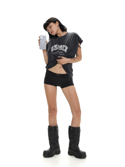 Edgewashed Muscle Top